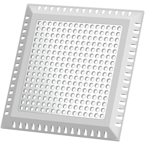 Hair Catcher/Drain Strainer/Shower Drain Cover for Bathroom Floor Drain, Stainless Steel and Silicone (Patented Product)