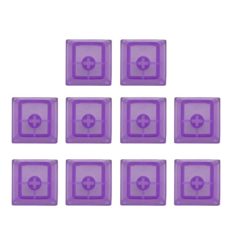 10Pcs PC Blank Clear Transparent Keycap Cherry Profile R4 Keycap for M Switches Mechanical Keyboard Switch Testers
