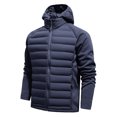 thumbnail image 6 of Men's Lightweight Puffer Jackets, Water-Resistant Casual Winter Hooded Coat, Travel, 6 of 6