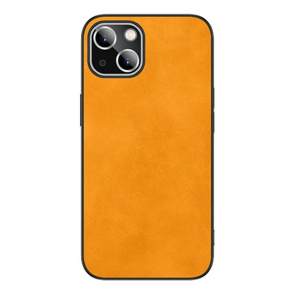 TECH CIRCLE Leather Case for iPhone 12 Pro Max Ultra Slim Lightweight Full Camera Protection Shockproof Anti-Scratch Anti-Fingerprint Case For iPhone 12 Pro Max,Orange