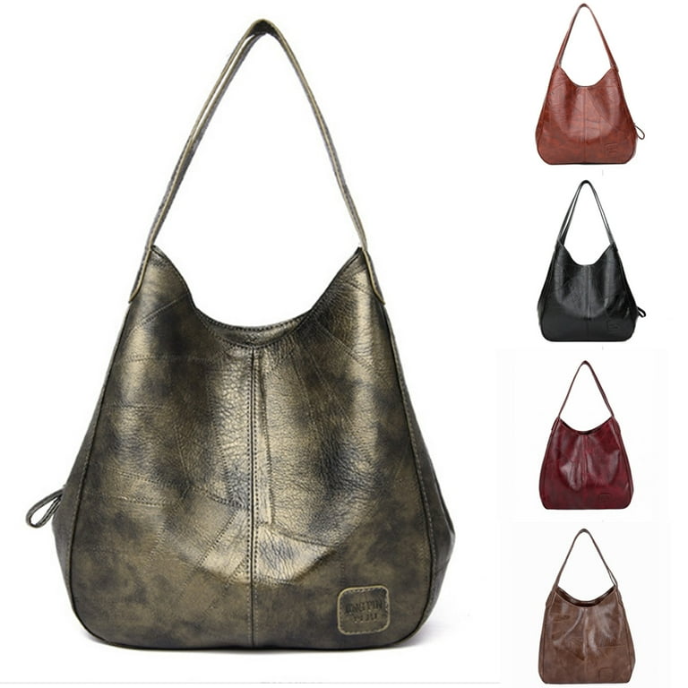 Buy Tibes Large Faux Leather Shoulder Bag Women Travel Handbag Big