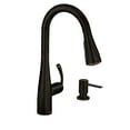 thumbnail image 3 of Essie Touchless Single-Handle Pulldown Sprayer Kitchen Faucet in Mediterranean Bronze, 3 of 4