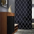 thumbnail image 3 of Cateissary Espejos de pared de bricolaje, adhesivo de pared de espejo acrílico con forma de diamante, decoración de espejo para el hogar, sala Decoración del hogar, 3 of 6
