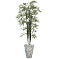 thumbnail image 1 of Vintage Home Artificial Faux Real Touch 7.09 Feet Tall Bamboo Tree With Fiberstone Planter, 1 of 1