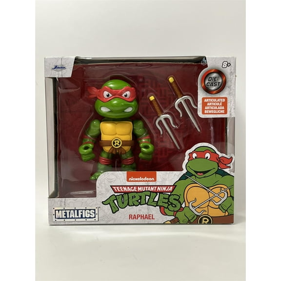 TMNT Teenage Mutant Ninja Turtles Raphael 4 Inch Figure Jada 253283001