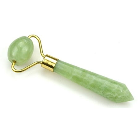 100% Natural Grade A Jade Facial Slimming Massage Roller for Face and (Best Face Massage Tool)