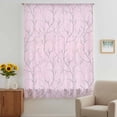 thumbnail image 3 of Pink Branches Sheer Curtains 108 Inches Extra Long, Vintage Art Farmhouse Light Filering Curtains, Privacy Drapes Simi Floor to Veiling Curtain for Living Room Bedroom Large Window Treatment, 3 of 9