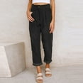 thumbnail image 4 of FJUCHAI High Waisted Corduroy Pants for Women Loose Straight Leg Pants Women's Fall Casual Trousers with Pockets S-XXXL, 4 of 9