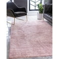 thumbnail image 2 of Unique Loom Solo Collection Solid Plush Kids Area Rug, 2' 2" x 3', Pink, 2 of 2