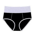 thumbnail image 2 of ZRGHAOYLQ Womens Stretch Sports Underwear Breathable High Waist Panties Soft Seamless Brief Underwear Teens Girls No Show Briefs 2025, 2 of 6