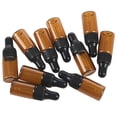 thumbnail image 4 of 50Pcs 3Ml de Gotero de Vidrio Marrón Vacías con Pipeta para Aceite, 4 of 5