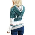 thumbnail image 3 of Outfmvch sweaters for women Autumn Winter Christmas ed Pocket Hooded Casual Sweater cardigan for women fall clothes for women, 3 of 6