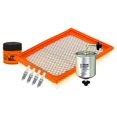 thumbnail image 1 of Kit De Bujías Cobre, Filtro De Aire, Filtro De Aceite Y Filtro De Combustible 7 PIEZAS Afinación Sin Aceite Compatible con Tsuru 2013 A 2017 Nissan L4 1.6L, 1 of 3