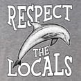 thumbnail image 6 of Wild Bobby Respect The Locals Save Our Oceans Dolphin Animal Lover Women Tri-Blend Racerback Tank Top, Premium Heather, X-Large, 6 of 6