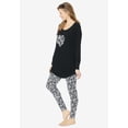 thumbnail image 4 of Dreams & Co. Plus Size 2-Piece Pj Legging Set, 4 of 6