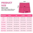 thumbnail image 2 of Ruisita 6 Pack Girls Cotton Biker Cartwheel Shorts Kids Safety Under Dress Dance Shorts, 2 of 9