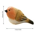 thumbnail image 3 of Desk Accessories Promotion Sale! Nomeni Bird Figurine - Small Wood Bird Statue Art Handmade Carving Decoration Miniature Animals, Home Decor Clearance Sale, 3 of 3