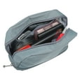 thumbnail image 3 of Unique Bargains Cosmetic Bag Travel Makeup Bag Cosmetic Brush Organizer Storage Bag for Women Gray 6.89"x2.76"x4.72", 3 of 7