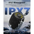 thumbnail image 2 of Oraolo Bluetooth Speaker, IPX7 Waterproof Portable Bluetooth Speaker with 15W Immersive Audio, 30H Playtime, LED Light, Bluetooth 5.3, Support TWS, Wireless Speakers for Outdoor Camping Home, 2 of 7