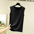 thumbnail image 5 of Enridrech Women Tank Tops Plain Loungewear Sleeveless Top for Women Summer Breathable Comfort Crew Neck Shirts, 5 of 5