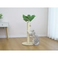 thumbnail image 3 of Home4Cat Griffoir Tropical en Sisal de 60 cm de Hauteur avec Jouet – Beige, 3 of 8