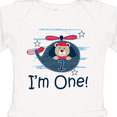 thumbnail image 4 of Inktastic 1st Birthday Boys Helicopter 1 Year Old Boys Long Sleeve Baby Bodysuit, 4 of 5