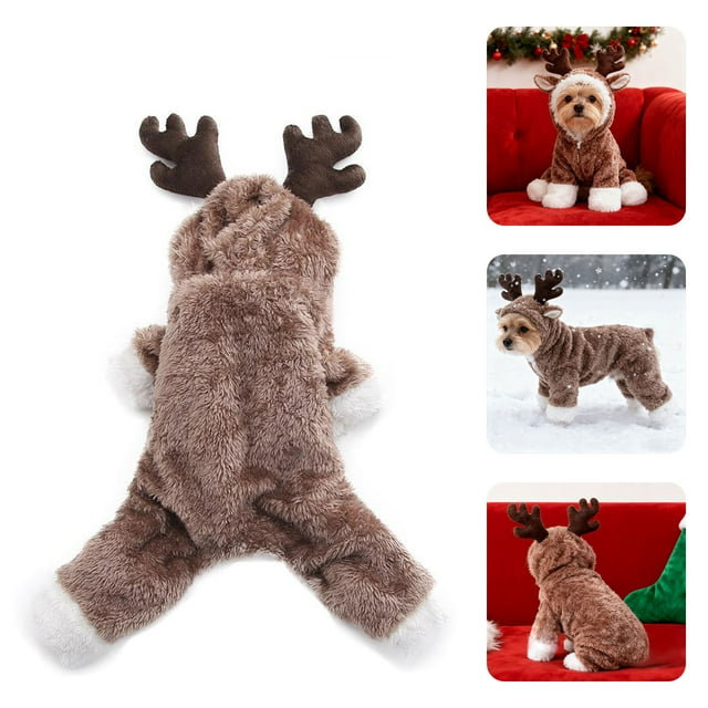 Pet Clothes for Warm Cats Holiday Parties Role Playing as Santa Printed