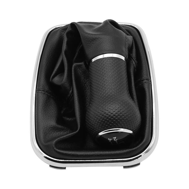 Cubierta de la perilla de cambio de PU, funda antipolvo para palanca de cambios para VW Mk4 Golf (6 velocidades, 12mm)