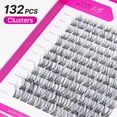thumbnail image 3 of VEYESBEAUTY VB-Care N°10 Lash Clusters 132pcs – Ultra-Light Natural Individual Cluster Lashes with 0.05mm Invisible Band, Hygienic & Reusable Lash Kit, 3 of 9