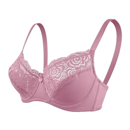 

Women s Summer Comfortable Half Panel Lace Large Adjustable Steel Ring Bra Pack of Bras for Women Push up