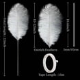 thumbnail image 3 of EP White Ostrich Feathers Bulk - 20pcs Making Kit 22 Inch Large Ostrich Feathers for Vase, Floral Arrangement, Wedding Party Centerpieces and Christmas Home Decorations (White), 3 of 12
