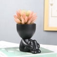 thumbnail image 1 of Creative Cute Portrait Ceramic Succulent Plant Pot Vase Table Decoration Plant Pot Garden Supplies Flower Pot Home Decor 1, 1 of 8