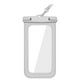 thumbnail image 1 of Bolsa impermeable para teléfono móvil - Bolsa seca flotante de 100 pies con cordón, pantalla táctil transparente, apta para teléfonos de hasta 6,9" para playa/piscina/natación, 1 of 8
