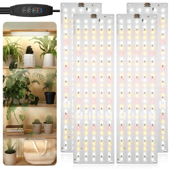 VOURTM Grow Light, 5000K Full Spectrum Plant Light for Indoor Growing, 540 LEDs UL Certified Plant Grow Lights, 9 Dims & 3 Color Modes, Auto Cycle Timer 3/9/12H, for Seed