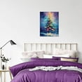 thumbnail image 6 of 12x16 inch Canvas Picture Wall Art Warm Christmas Tree Prints,Bar,Living Room,Lounge Wall Decor Prints Poster,Enchanting Christmas Tree Modern Art Painting,Gift For Christmas Tree Enthusiast, 6 of 6