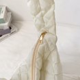 thumbnail image 3 of Uirti Women's Quilted Shoulder Bag Padded Tote Large Capacity Hobo Wallet Lightweight Down Filled Tote (White), 3 of 8