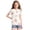 #A03-Light pink, variant on Abcomgle Girls Shirts 10-12 Summer Short Sleeve Tshirt Floral Print Tshirts Toddler Dressy Crewneck Cotton Toddler Tops Girls,Beige,7-8Years