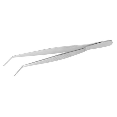 

Mercer Culinary Curved Fine Tip Precision Plus Stainless Steel Plating Tongs | 6.125