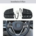 thumbnail image 4 of Steering Wheel Control Switch Button For Jeep Cherokee 2016-2019, Multi-functional Steering Wheel Mounted Cruise Control Switch Buttons, 68321893AA, 68146856AC-left+right, 4 of 6