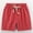 Red, variant on Liyamei Kids Drawstring Shorts with Elastic Waist for Summer Beach Wear Size 2-12,Beige