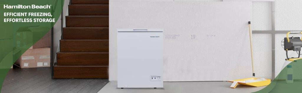 Hamilton Beach 5.0 Cu. Ft. Chest Freezer, White, HBFRF510