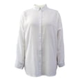 thumbnail image 1 of Ropa de Playa Ocean Pacific para Mujer Camisera Manga Larga Oversize Blanco Talla G, 1 of 4