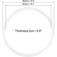 thumbnail image 2 of uxcell 2 Pcs Silicone Sealing Ring for Pressure Pot 5/6QT, Pressure Pot Inner Gasket Seal Rings Pressure Cooker Replacement Parts, White, 2 of 6