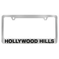thumbnail image 1 of Hollywood Hills Chrome Plate Brass License plate Frame Holder Tag, 1 of 1