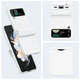 thumbnail image 2 of for Samsung Galaxy Z Flip 4 Case with Spring Hinge Protection, Shockproof with Credit Card Holder ID Card Protective Cover Z Flip 4 Phone Case for Samsung Galaxy Z Flip 4 5G, White, 2 of 7