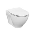 thumbnail image 2 of Vogue In-Wall toilet Combo Set - 20" Toilet Bowl With Soft-Close Seat, Tank And Carrier System, Push Buttons Included., 2 of 12