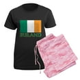 thumbnail image 5 of CafePress - Irish Flag Women's Dark Pajamas - Women's Short Sleeve Print T-Shirt and Pants Dark Cotton Pajama Set, 5 of 7