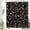 Black, variant on Black Floral Shower Curtain,Boho Vintage Dark Flower Botanical Bath Curtain,Cute Farmhouse Cottagecore Wildflower Waterproof Fabric Bathroom Decor, 72X72IN