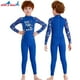 thumbnail image 4 of Traje de buceo de una pieza para niños Macarena Largo UPF50 UV Talla XL Azul, 4 of 6