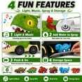 thumbnail image 6 of JoyStone Dinosaur Truck Toy, 17 Inch Transport Carrier with Lights, Sounds & Mist Spray, Includes 6 Dinosaur Cars, Gift for Kids Ages 3-7, 6 of 8